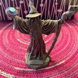 Merlin the Magician Pewter Statue